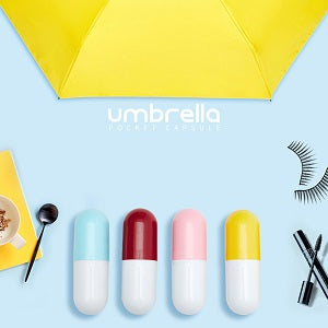 Large Capsule Umbrella –Travel Friendly